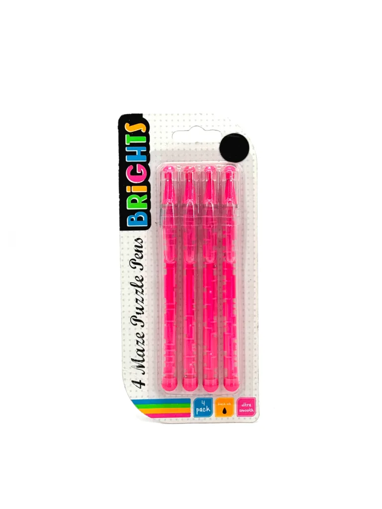 SYG25432 4 Maze Puzzle Pens
