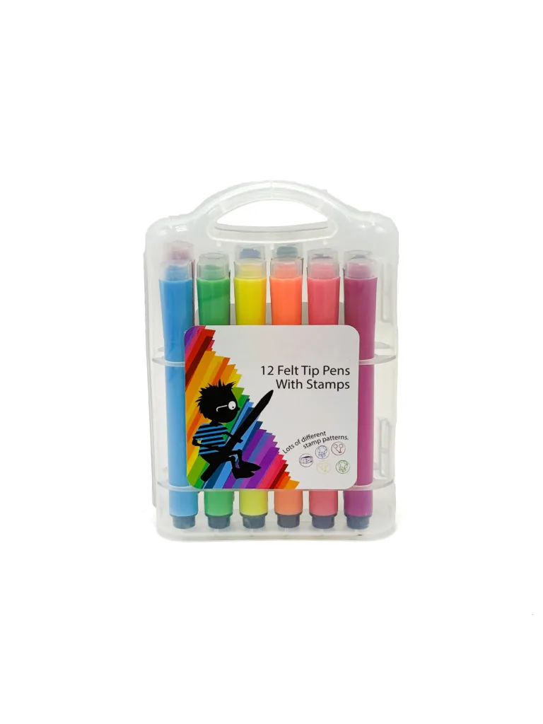 SYG25634 Felt Tip Pens With Stamps 1