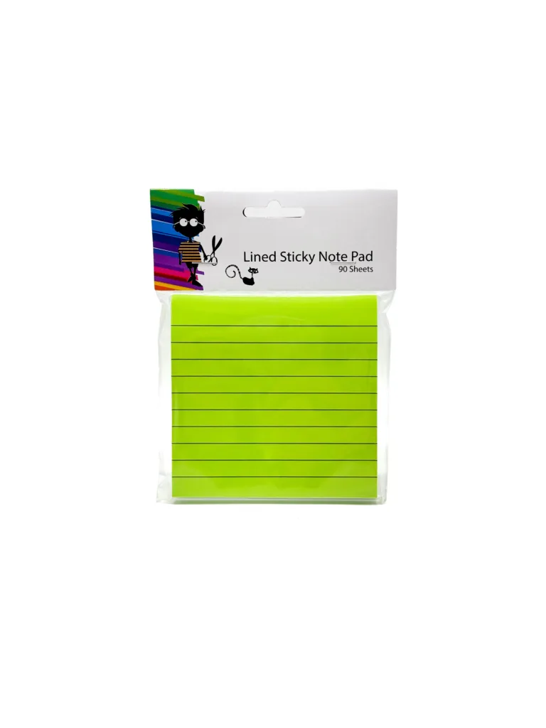 SYG25639 Lined Sticky Note Pad