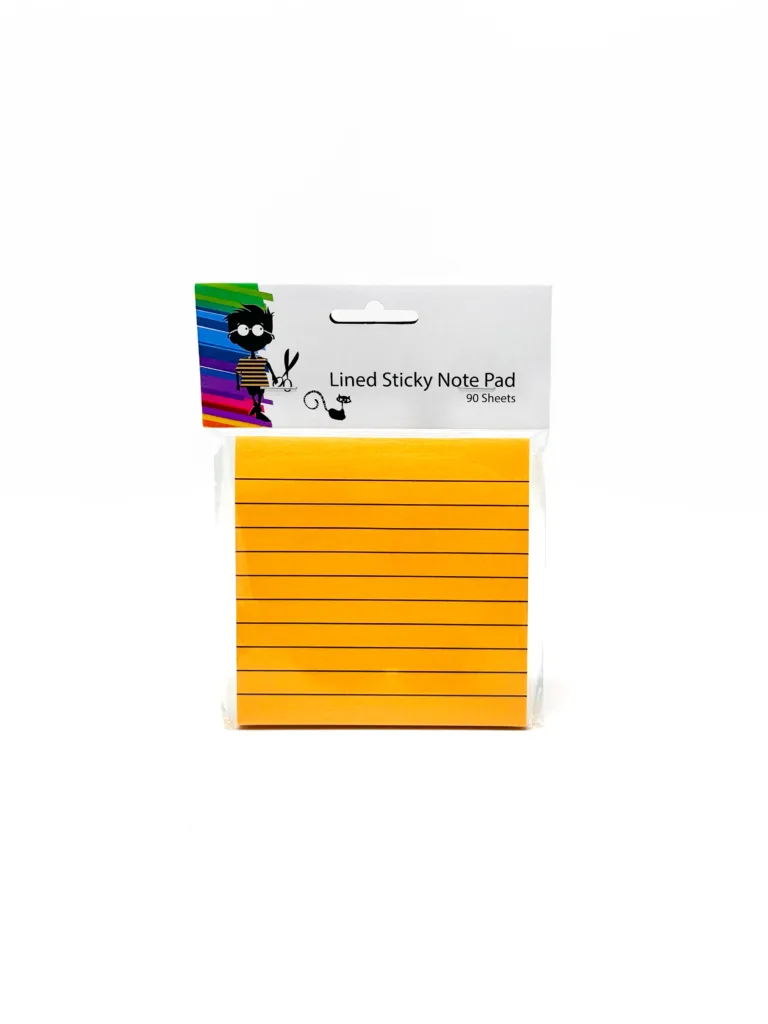 SYG25640 Lined Sticky Note Pad