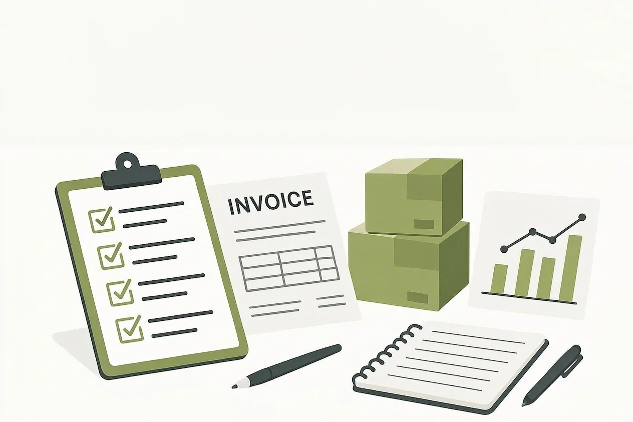 Bulk office stationery procurement costs—TCO-focused cost control dashboard illustration